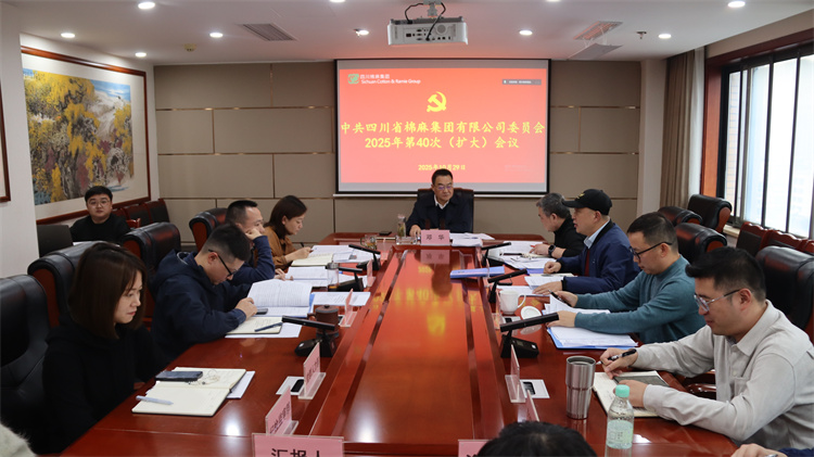集團公司召開2025年第40次黨委（擴大）會議